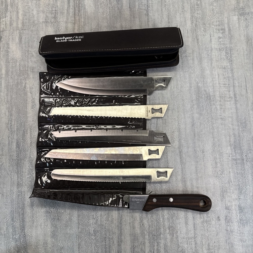 Vintage Kershaw Kai Blade Trader Knife Set